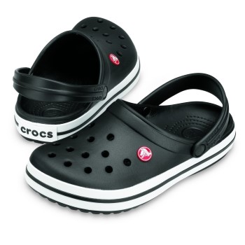 Se Crocs Crocband Unisex Sort US W6 (EU 36-37) ved Timarco