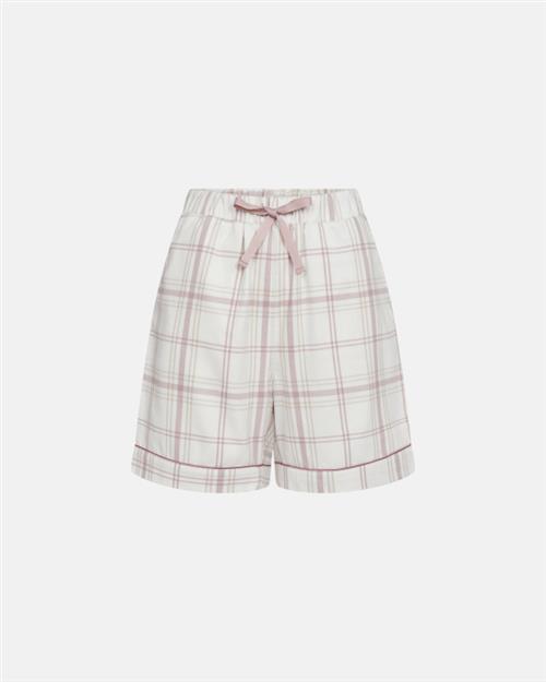 Pyjamasshorts | 100 økologisk bomuld | Rosa ternet