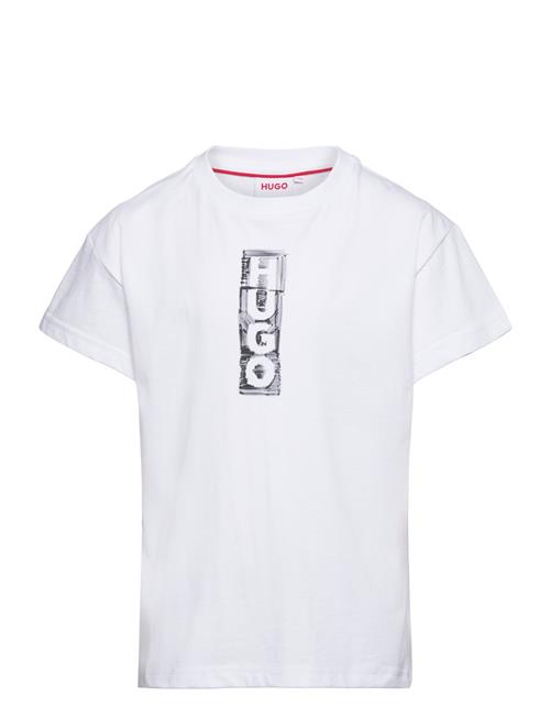 Se Hugo Kids Short Sleeves Tee-Shirt Hugo Kids White ved Booztlet