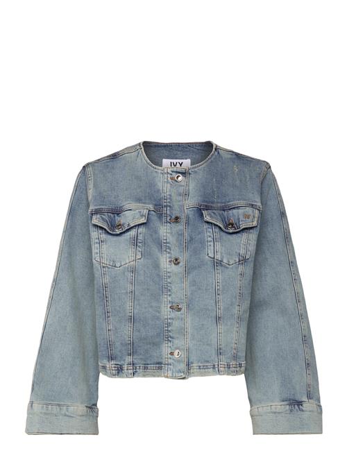 IVY Copenhagen Ivy-Jazz Cropped Denim Jacket IVY Copenhagen Blue