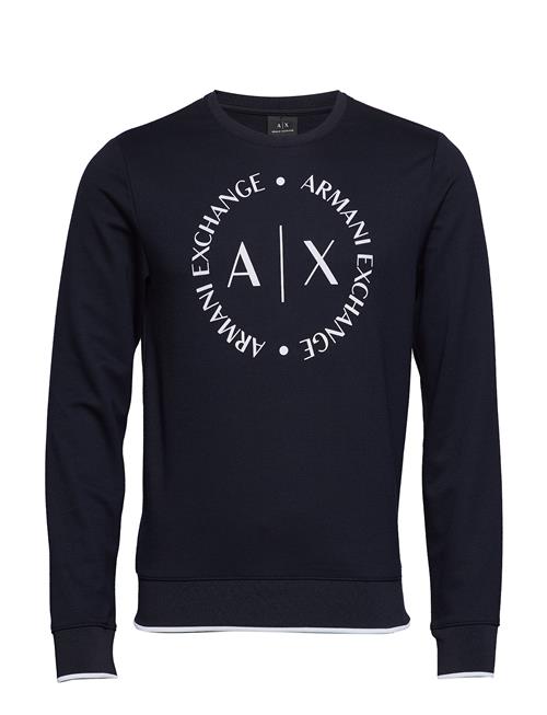 Armani Exchange Man Jersey Sweatshirt Armani Exchange Blue