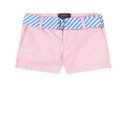 Se Ralph Lauren Shorts Med Bælte Lyserød | Lyserød | 149-154 cm ved Babyshop