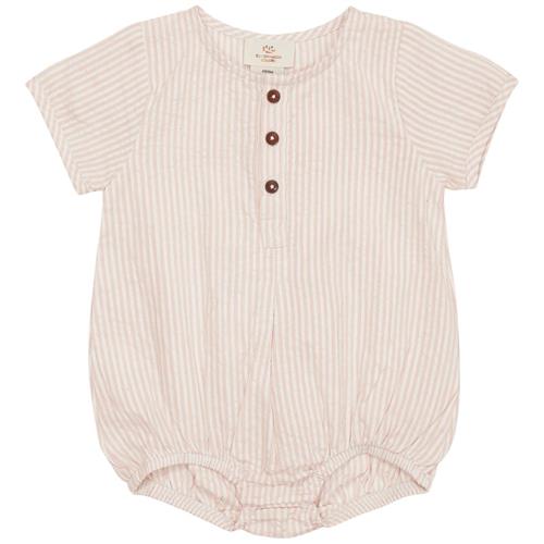 Copenhagen Colors Stribet Romper Dusty Rose | Lyserød | 68 cm