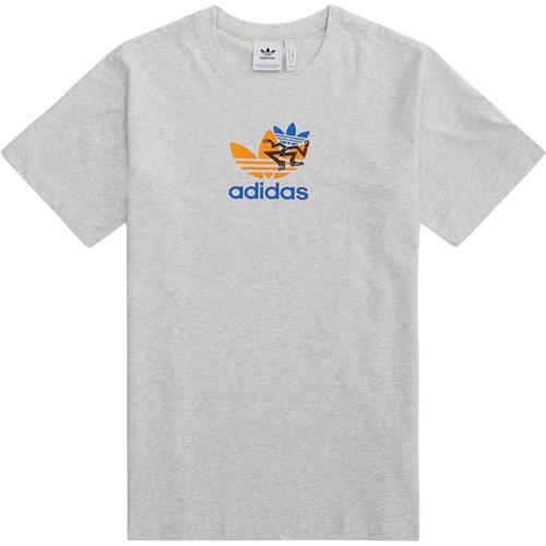 Se Adidas Originals Ts Tee T-shirt Is2912 Grå ved Quint