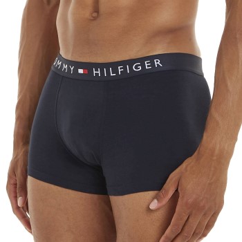 Tommy Hilfiger 3P Original Logo Waistband Trunks Marineblå bomuld Large Herre