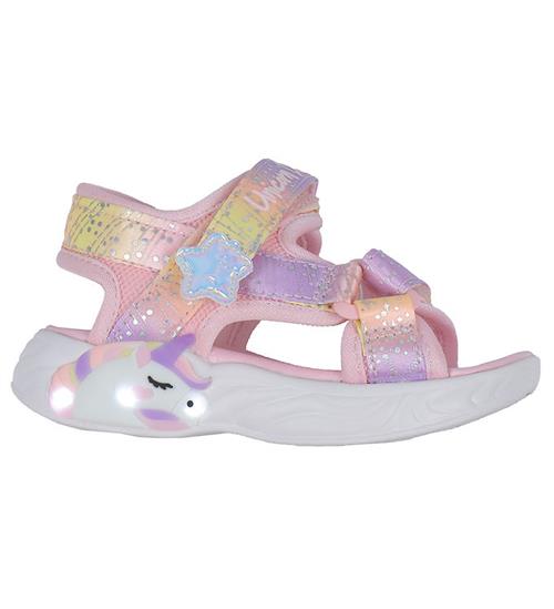 Se Skechers Sandaler - Unicorn Dreams - Light Pink Multi ved KidsWorld