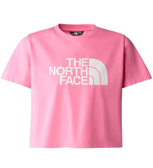 Se The North Face T-shirt - Crop Easy - Gamma Pink ved KidsWorld