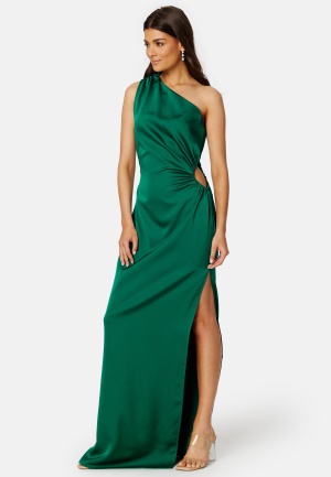 Elle Zeitoune Michela Cut Out Dress Emerald green XS (UK8)