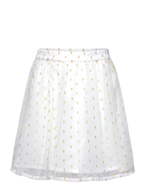 Creamie Skirt Chiffon Lurex Creamie White