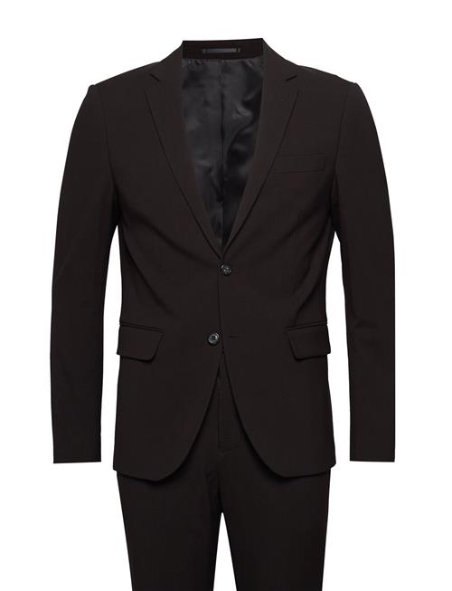 Lindbergh Plain Mens Suit - Normal Lenght Lindbergh Black