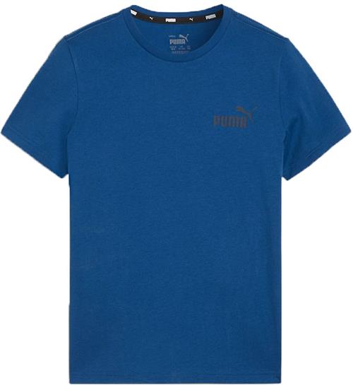 Se Puma Puma T-shirt - Small Logo - BlÃ¥ ved KidsWorld