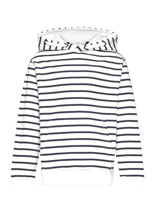 Mango Striped Hooded Sweatshirt Mango Patterned