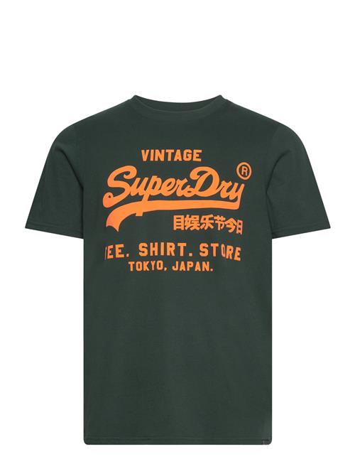 Neon Vl T Shirt Superdry Green