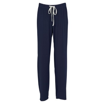 Missya Softness Wide Pant Marineblå modal Medium Dame