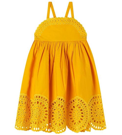 Stella McCartney Kids Kjole - Gul m. HulmÃ¸nster