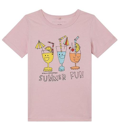 Stella McCartney Kids Stella McCartney Kids T-shirt - Rosa m. Drinks