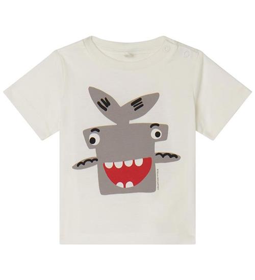 Stella McCartney Kids Stella McCartney Kids T-shirt - Hvid m. Haj