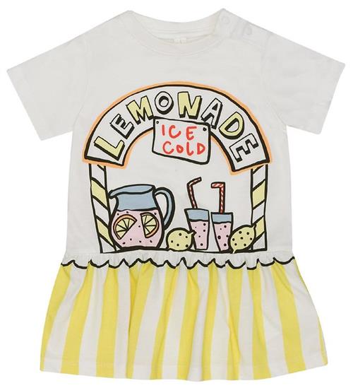 Stella McCartney Kids Stella McCartney Kids Kjole - Hvid/Gul m. Limonade