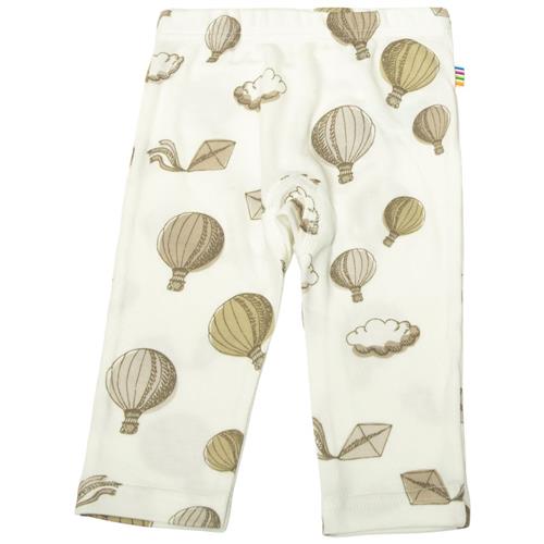 Se Joha Mønstrete Leggings Naturhvid | Hvid | 50 cm ved Babyshop