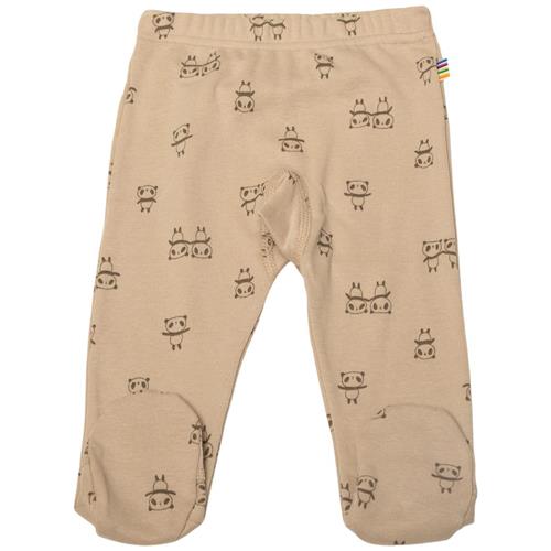 Se Joha Mønstret Footed Leggings Beige | Beige | 70 cm ved Babyshop