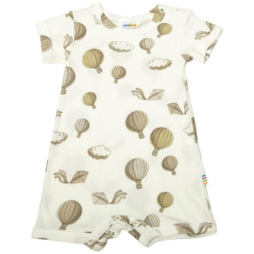 Se Joha Mønstret Romper Naturhvid | Hvid | 90 cm ved Babyshop