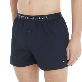 Tommy Hilfiger Cotton Woven Boxer Icon Marineblå X-Large Herre