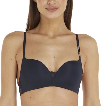 Tommy Hilfiger Bh Lace Trim Bra Marineblå A 80 Dame