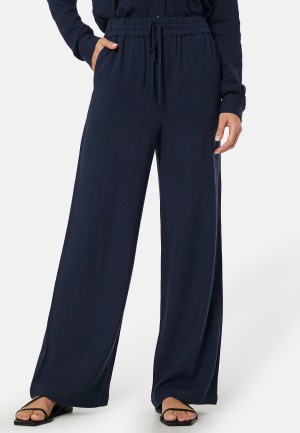 SELECTED FEMME Sflviva-Gulia HW  Linen Pant Dark Sapphire 38