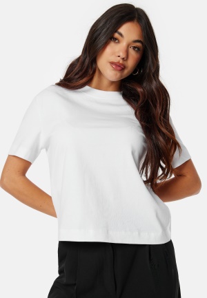 Se SELECTED FEMME Slfessentail Boxy Tee Bright White L ved Bubbleroom