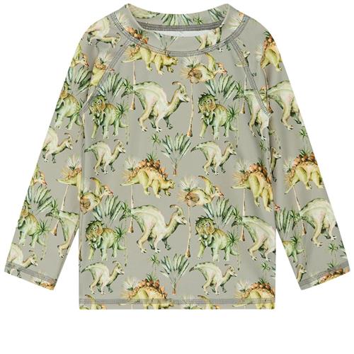 Hust&Claire Maiak Mønstret UV-trøje Seagrass 9-12 Months  Grøn  9-12 måneder  Unisex