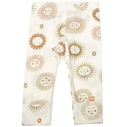 Se Katvig Mønstrete Baby-leggings Naturhvid |  | 68 cm ved Babyshop