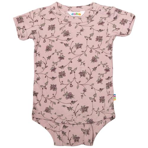 Joha Blomstret Babybody Lyserød | Lyserød | 70 cm