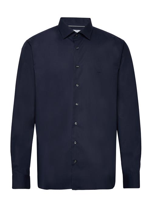 Michael Kors Poplin Stretch Slim Shirt Michael Kors Navy