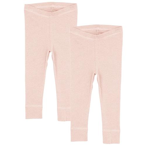 Copenhagen Colors 2-pak Leggings Old Rose Melange | Lyserød | 50 cm