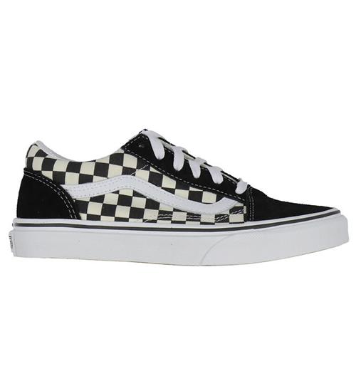 Vans Sko - Old Skool - Primary Check - Sort/Hvid