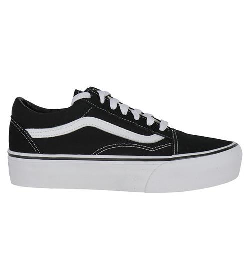 Vans Vans Sko - Old Skool Platform - Sort/Hvid