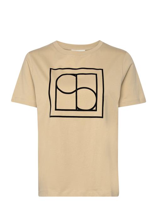 Se Soaked in Luxury Slvarga Flock Tee Soaked In Luxury Beige ved Booztlet