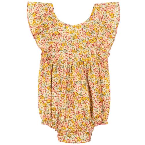 Konges Sløjd Elin Blomstret Romper Rosier Coloré | Gul | 12 months