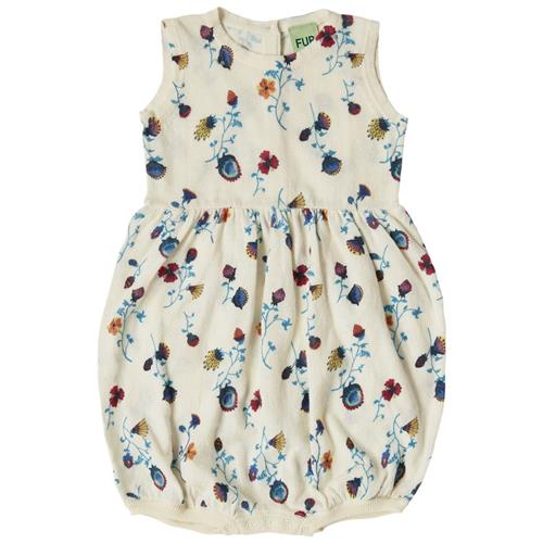 FUB Blomstret Romper Ecru |  | 74 cm