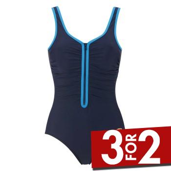 Damella Marlene Swimsuit Marine/Blå 42 Dame