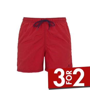 Damella Badebukser Swim Boxershorts Rød polyamid Small Herre