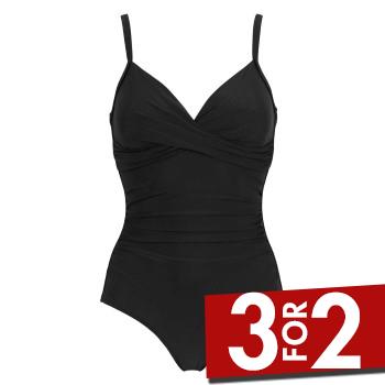 Damella Tara Swimsuit Sort 40 Dame