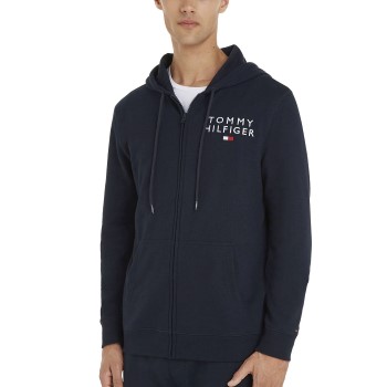 Tommy Hilfiger Original Logo Lounge Hoody Marineblå Large Herre