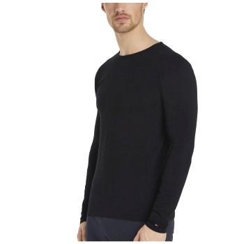 Tommy Hilfiger 3P Premium Essentials Long Sleeve Sort/Grå bomuld Large Herre