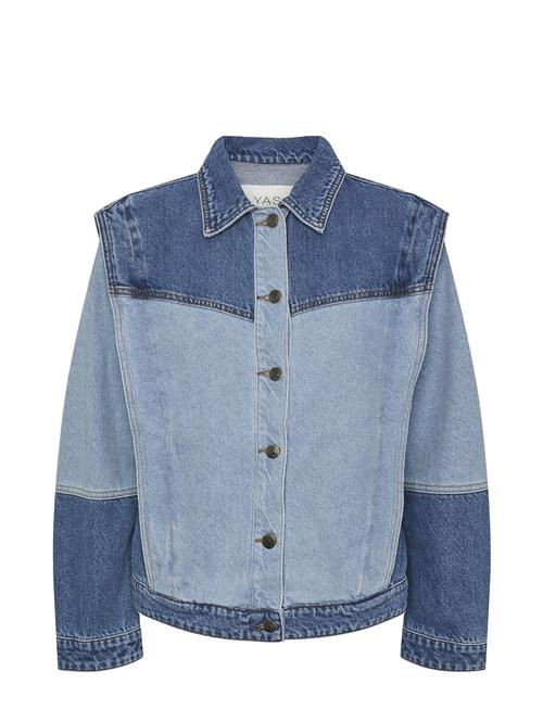 YAS Yasblocka Ls Denim Jacket S. YAS Blue