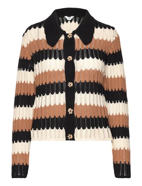 Se Object Objwasi L/S Knit Cardigan 131 Object Brown ved Booztlet