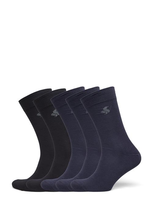 Egtved Egtved Socks Cotton 5 Pck Box Egtved Navy