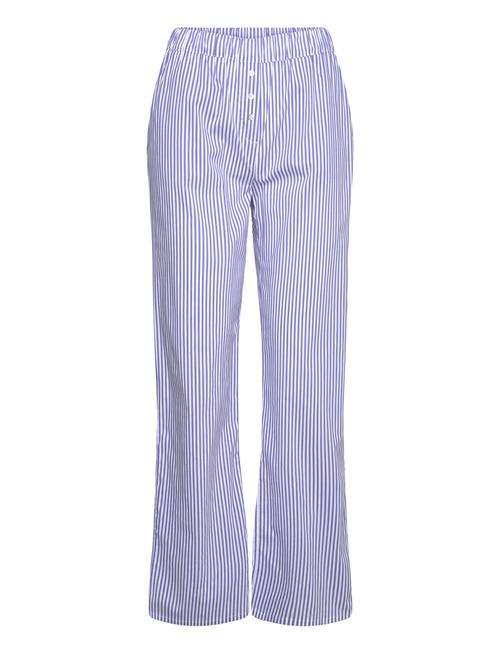 Se Etam Cleeo Trouser Pyjama Bottom Etam Blue ved Booztlet