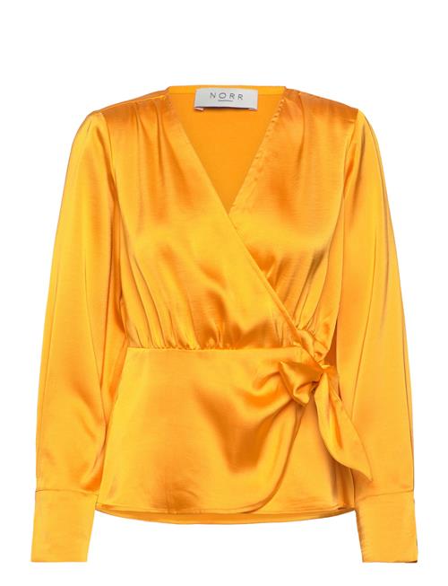 Gili Wrap Top NORR Orange