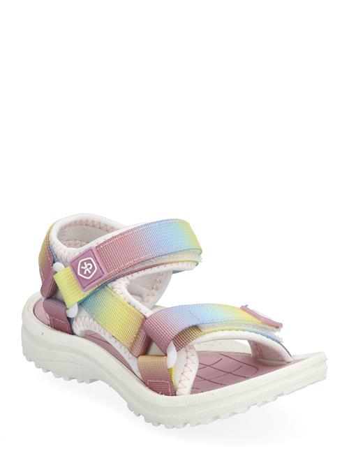 Color Kids Sandals W. Velcro Color Kids Patterned